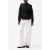 French Connection Ines Chiffon Fitted Waist Blou Blackout/summer Whit