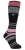 Heat Holders – Dames kniehoge thermo skisokken – Zwarte Streep
