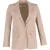 Max Mara Unno Enkelbreasted Blazer met Zakken in Beige Wol