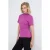 TRENDYOLMİLLA Dames Paars Effen Kort Getailleerd T-shirts
