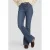 Ruby high waist flared jeans dark blue denim