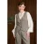 Selma Prince Of Wales gilet in bruin