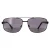 Calvin Klein CK22123S 002 semi mat zwart grijze zonnebril