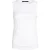Karl Lagerfeld Boat Neck Ruched Detail Top White