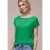 Street One Dames Shirt met ronde hals en rimpels in Groen