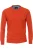 Redmond Casual Trui ronde hals oranje, Effen