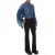 Moschino Cropped Jacket With Fringes Blue
