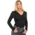 I Saw It First Dames-top met drapering (Zwart)