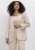 Co'Couture Blazer Dames Leenacc Linen Fitted Blazer,