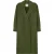 American Vintage Long-sleeved Blazer-neck Coat Khaki