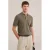 WE Fashion regular fit polo – olijfgroen