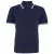 Asquith & Fox Heren Klassiek Fit getipt Poloshirt (Marine / Wit)