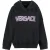 Zwarte Katoenen Oversized Trui