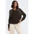 Jacqueline de Yong Vest Jdyzoey Ella L/s On Stitch Cardigan 15379819 Coffee Bean/ W. Oatmeal Dames