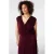 MS Mode midi jurk Plus Size – donkerrood