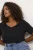 Kaffe Curve T-shirt zwart