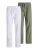 JACK & JONES Chino  olijfgroen / wit
