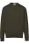HAKRO Organic Sweatshirt ronde hals olijfgroen, Effen