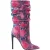 Marcell von Berlin Python-embossed Mid-calf Boots Red Snake