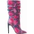 Marcell von Berlin Python-embossed Mid-calf Boots Red Snake