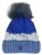 Kumixi Muts ‘Bommelmütze’  blauw
