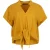 Golden Hour viscose blouse met striksluiting