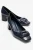 Velora Gesp Vierkante Neus Blokhak Pump (Dames)