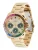 GUESS Analoog horloge  lichtblauw / goud / donkergroen / pink