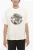Bedrukt T-shirt met ronde hals van CAPRICORN THE LEADER in het wit