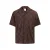 Redefined Rebel regular casual overhemd broderie bruin