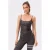 Stronger printed one strap tank top training singlet dames –