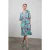 DIDI Dress Baily In Granite Green With Floral Medley