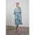 DIDI Dress Baily In Granite Green With Floral Medley