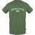Aquascutum Unisex katoenen T-shirt voor volwassenen met 1851-logo (Militair Groen)