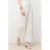 Caroll wide leg high waist broek ecru