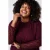 MS Mode Plus Size top – donkerrood