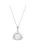 Gaya Ketting  zilver / parelwit
