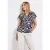 Street One Dames Gedessineerde blouse in Blauw
