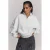 Refined Department katoenen cropped trui met logo – lichtgrijs