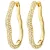 PILGRIM gold plated oorbellen Avola