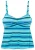s.Oliver Tankinitop  turquoise / lichtblauw / donkerblauw