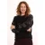 Didi sweater met borduursels – zwart