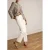 Manfield suède sandalettes lichtbruin