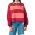 Tommy Hilfiger Dames/Dames Rugby Sweatshirt met Wijde Mouwen (Roze/Rood)