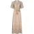 Neo Noir moviana flower border dress 169030 618 flower peach