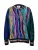 Carlo Colucci Trui ‘Demetz’  blauw / geel / groen / pink