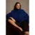 TRENDYOLMİLLA Dames Donkerblauw Effen Oversized Winter Jassen