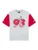 AND1 Shirt  lichtgrijs / rood