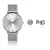 Dameshorloge en armband Amelia Parker Capsule Grey