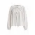 FRNCH geruite blouse met franjes – crème